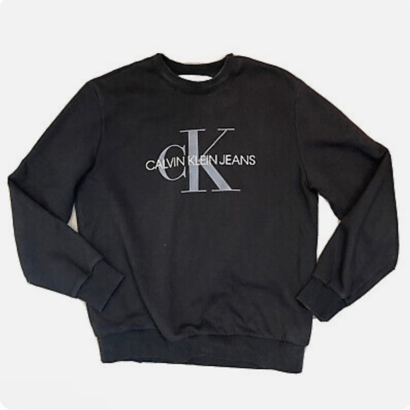 Calvin Klein Women's Activewear Black Crewneck - Picture 1 of 5